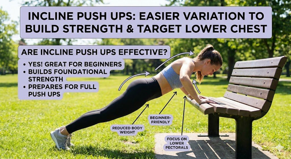 what muscles do incline push ups train
