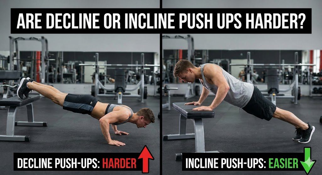 are decline or incline push ups better for chest