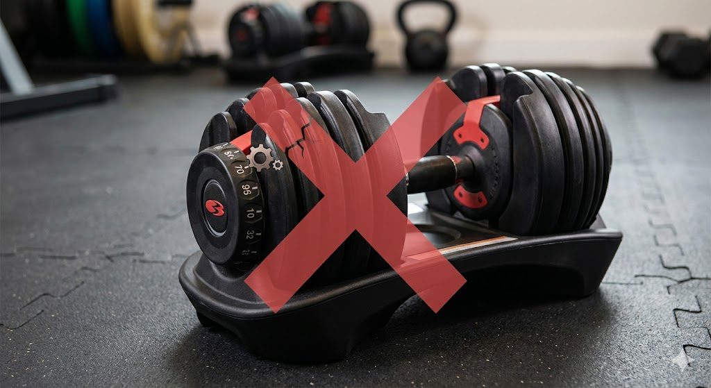 can you do renegade rows with bowflex dumbbells