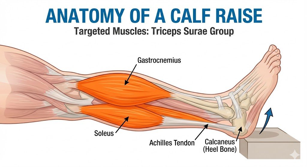 Which Muscles Are Targeted During Calf Raises?