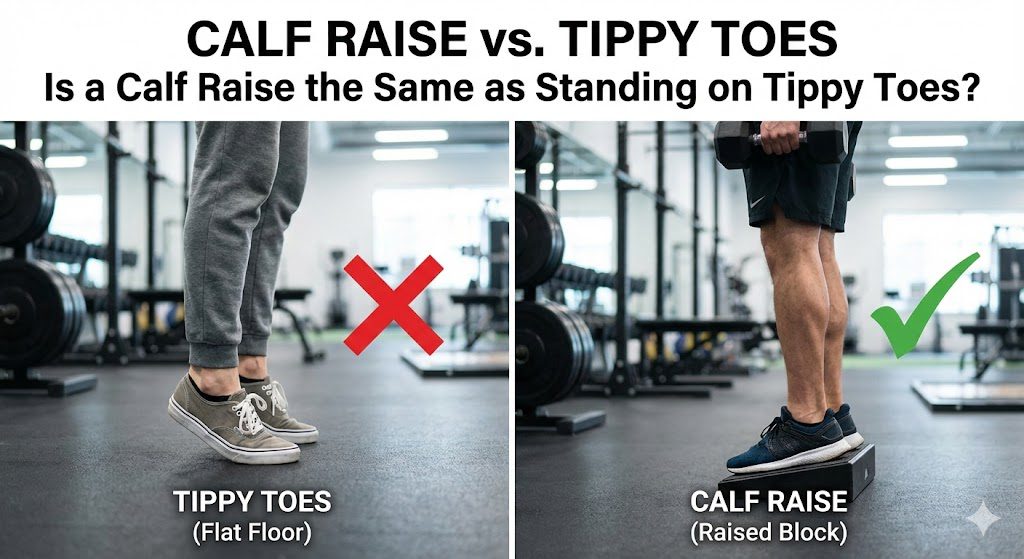 Is a Calf Raise the Same as Standing on Tippy Toes?
