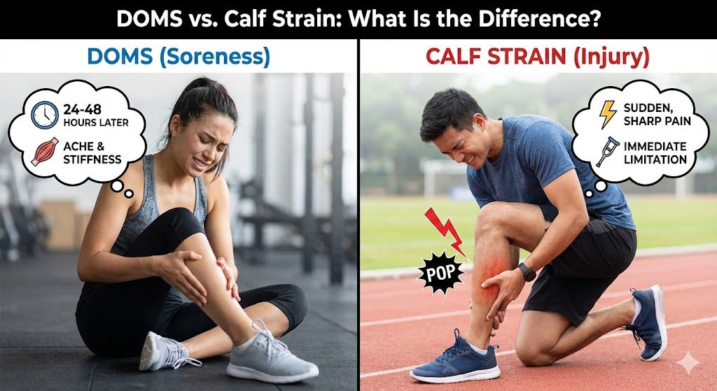 DOMS vs. Calf Strain: What Is the Difference?